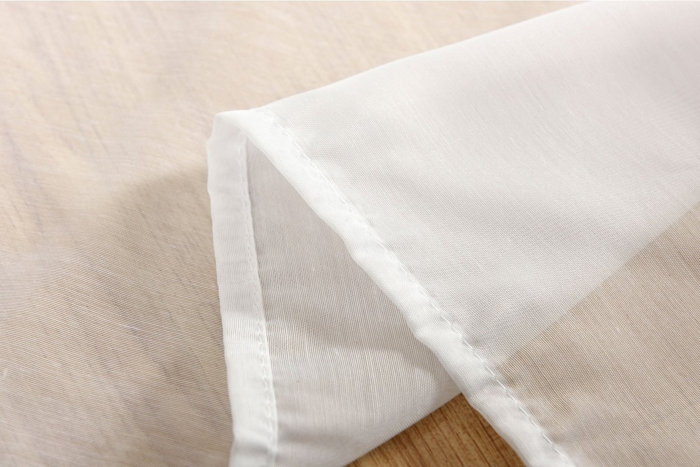 Gardinenbox Gardine (1 St), verdecketeSchlaufen, transparent, Batist, Store Batist Cotton Look Universalband 61500 – Bild 3 von 5