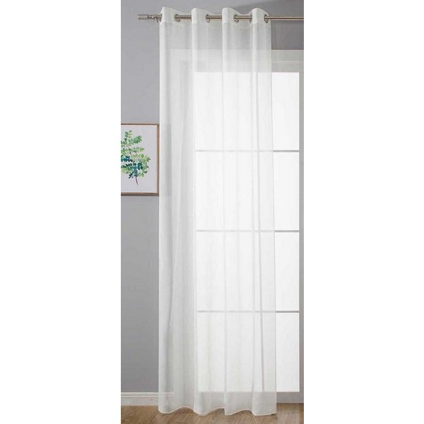 Gardinenbox Gardine (1 St), Ösen, transparent, Voile, Store Bleibandabschluß 20332-cn-o