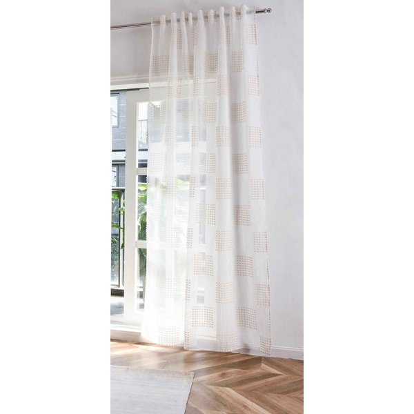 Gardinenbox Gardine (1 St), Multifunktionsband, transparent, Polyester, Geo »VALENCIA« Multiband Scherli 2023480