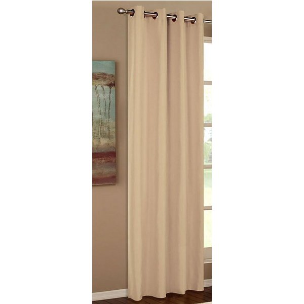Gardinenbox Gardine, Ösen, blickdicht, Schal Matt unifarben Microsatin Micofaser-Gewebe 20405