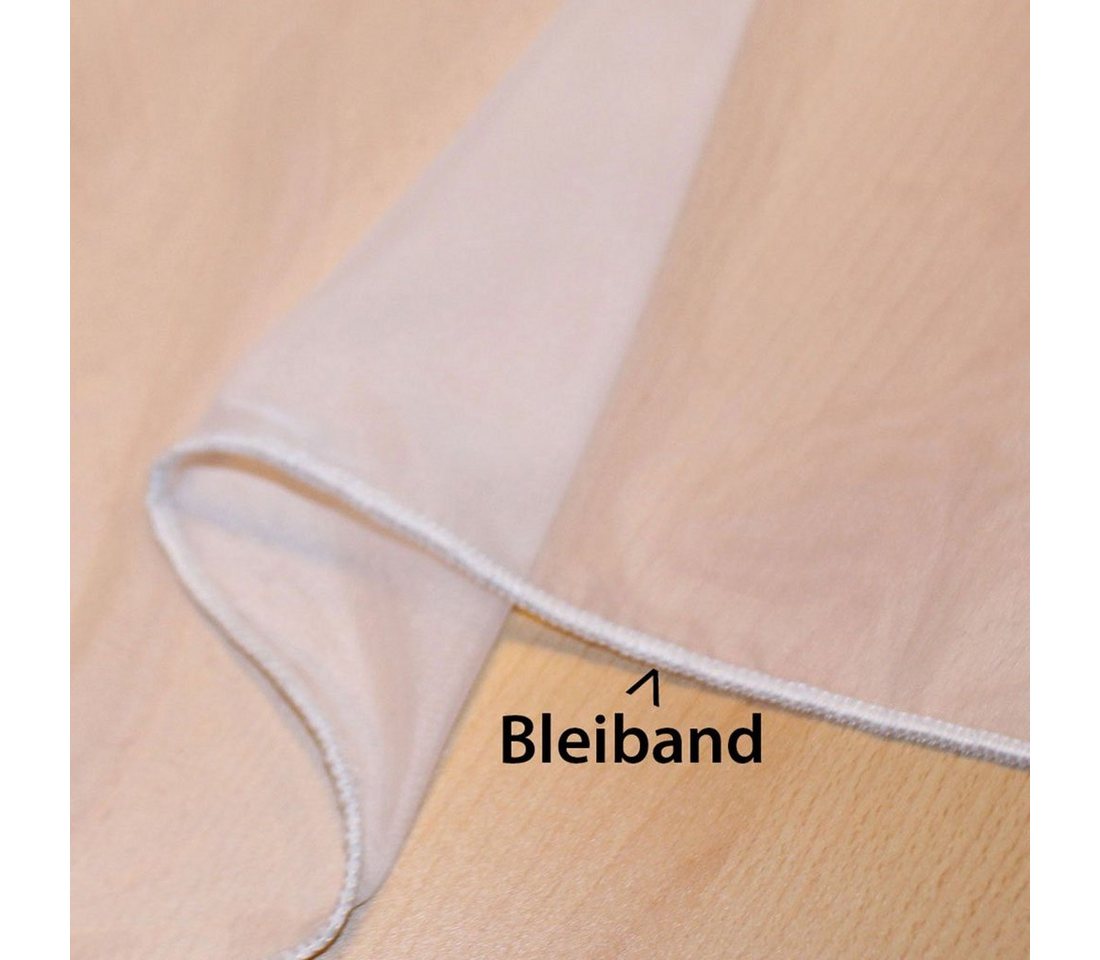 Gardinenbox Gardine (2 St), Ösen, transparent, Voile, 2er Set Transparent »Basel« Bleiband Store 20332TR2 – Bild 5 von 5