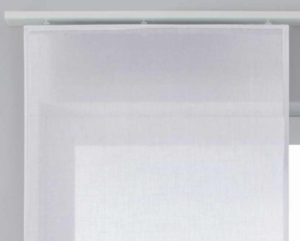 Gardinenbox Schiebegardine (1 St), Kräuselband, halbtransparent, Voile, Flächenvorhang »Nizza« Baumwoll-Voile 2019032 – Bild 4 von 5