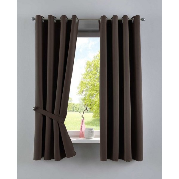 Gardinenbox Verdunkelungsvorhang (2 St), Ösen, verdunkelnd, Polyester, »NewYork« Thermo-Gardinen Blackout 201920600-2