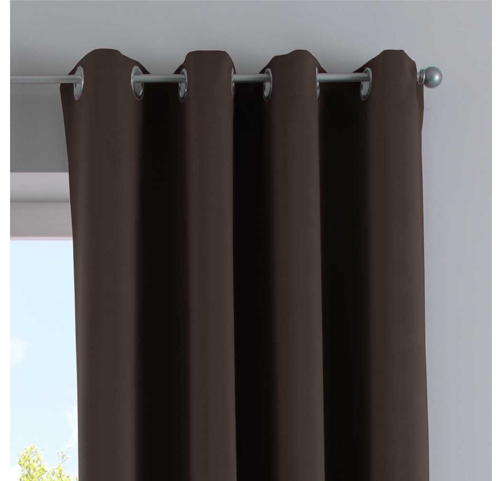 Gardinenbox Verdunkelungsvorhang (2 St), Ösen, verdunkelnd, Polyester, »NewYork« Thermo-Gardinen Blackout 201920600-2 – Bild 2 von 5