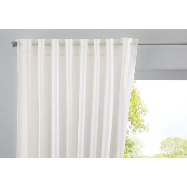Gardinenbox Vorhang (1 St), verdecketeSchlaufen, transparent, Cationic »JENA« Blickdicht Leinen Optik Meliert extra Breit 2019037