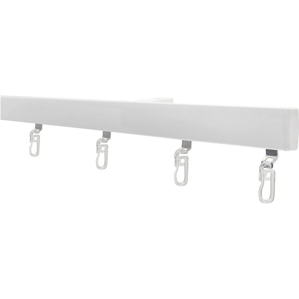 Garduna Gardinenschiene Garduna SmartGlide!, Gardinenschiene weiß, 1-läufig, Aluminium