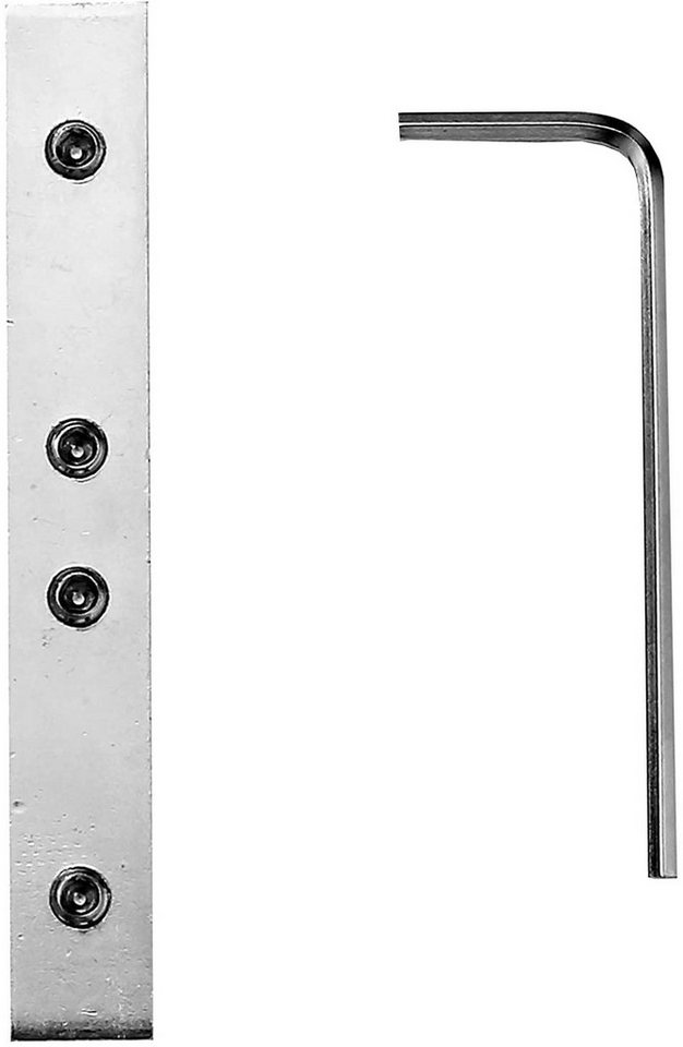 Gardineum Gardinenschiene Vorhangschiene, 2-läufig, vorgebohrt, Längen von 60 cm bis 400 cm mgl., 2-läufig – Bild 2 von 3