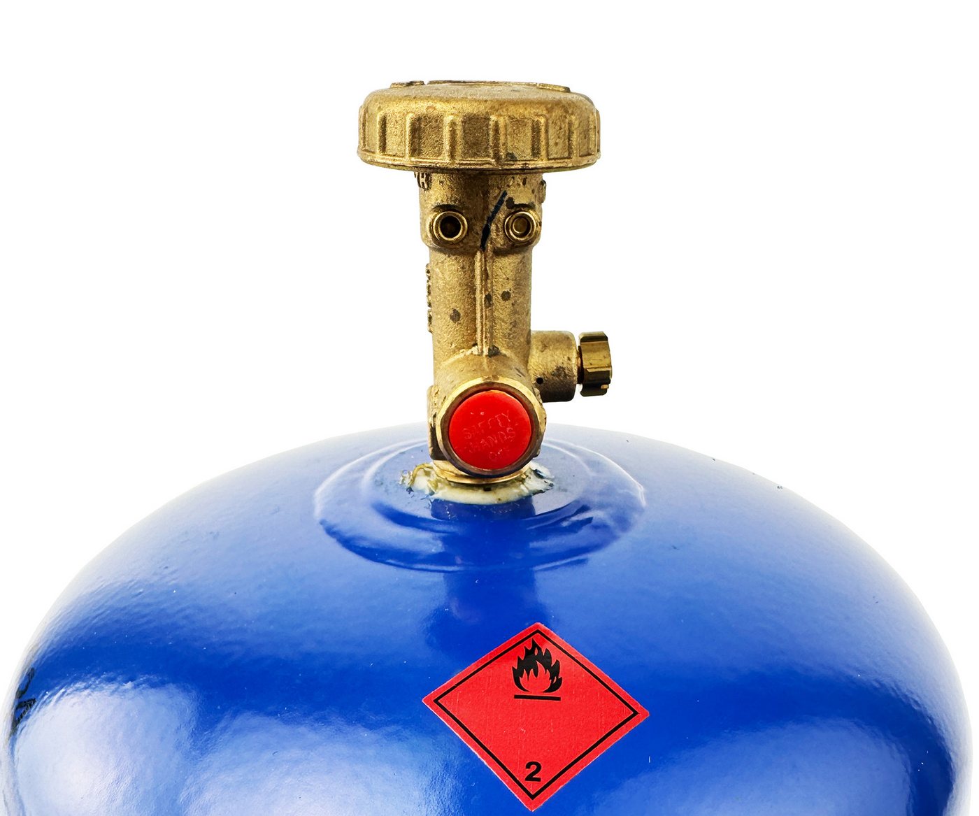 GARDINGER Gas Propangasflasche Profill 907 2,5 kg ungefüllt Sicherheitsventil, Sicherheitsventil, befüllbar, propantauglich – Bild 3 von 5
