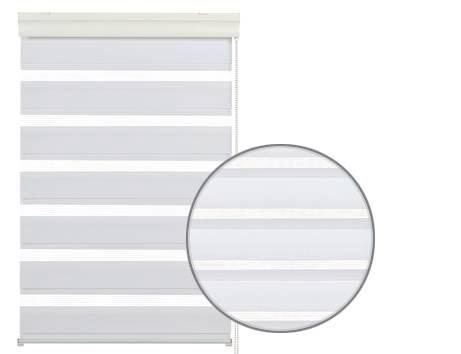 Doppelrollo mit Aluminiumkassette, GARDINIA, Lichtschutz, mit Bohren, freihängend, verschraubt, Hochwertige Optik und Staubschutz – Bild 4 von 5