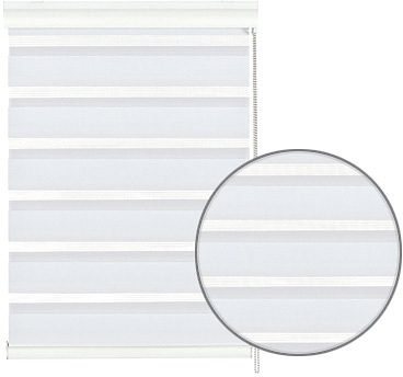 Doppelrollo mit Aluminiumkassette, GARDINIA, Lichtschutz, mit Bohren, freihängend, verschraubt, Hochwertige Optik und Staubschutz – Bild 4 von 5