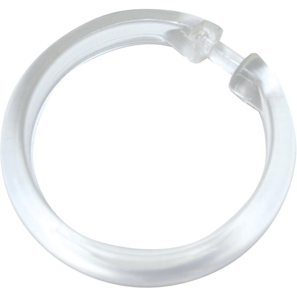 GARDINIA Gardinenring offen Kunststoff, Gardinen, (10-St), Serie Spannstange Ø 48 mm
