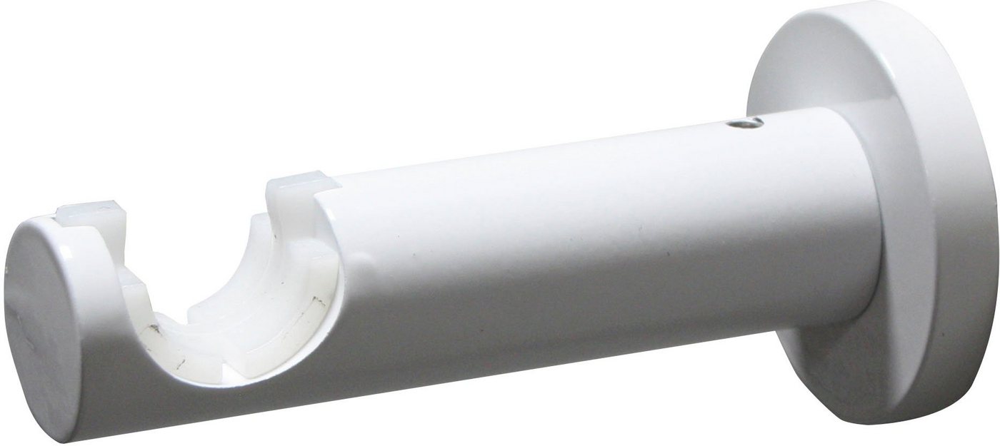 GARDINIA Gardinenstange Set Metall, Ø 19 mm, 1-läufig, ausziehbar, mit Bohren, verschraubt, Aluminium, 1-Lauf – Bild 2 von 5