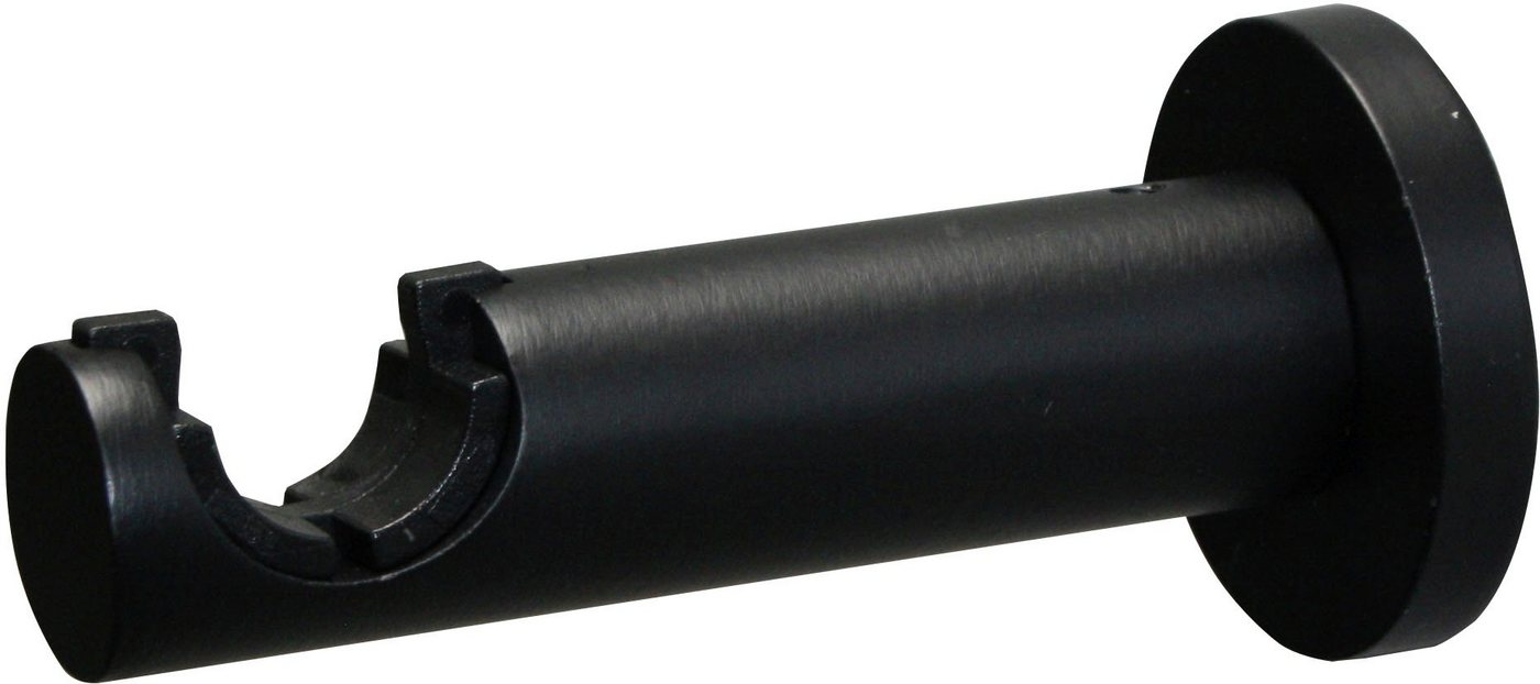GARDINIA Gardinenstange Set Metall, Ø 19 mm, 1-läufig, ausziehbar, mit Bohren, verschraubt, Aluminium, 1-Lauf – Bild 2 von 5