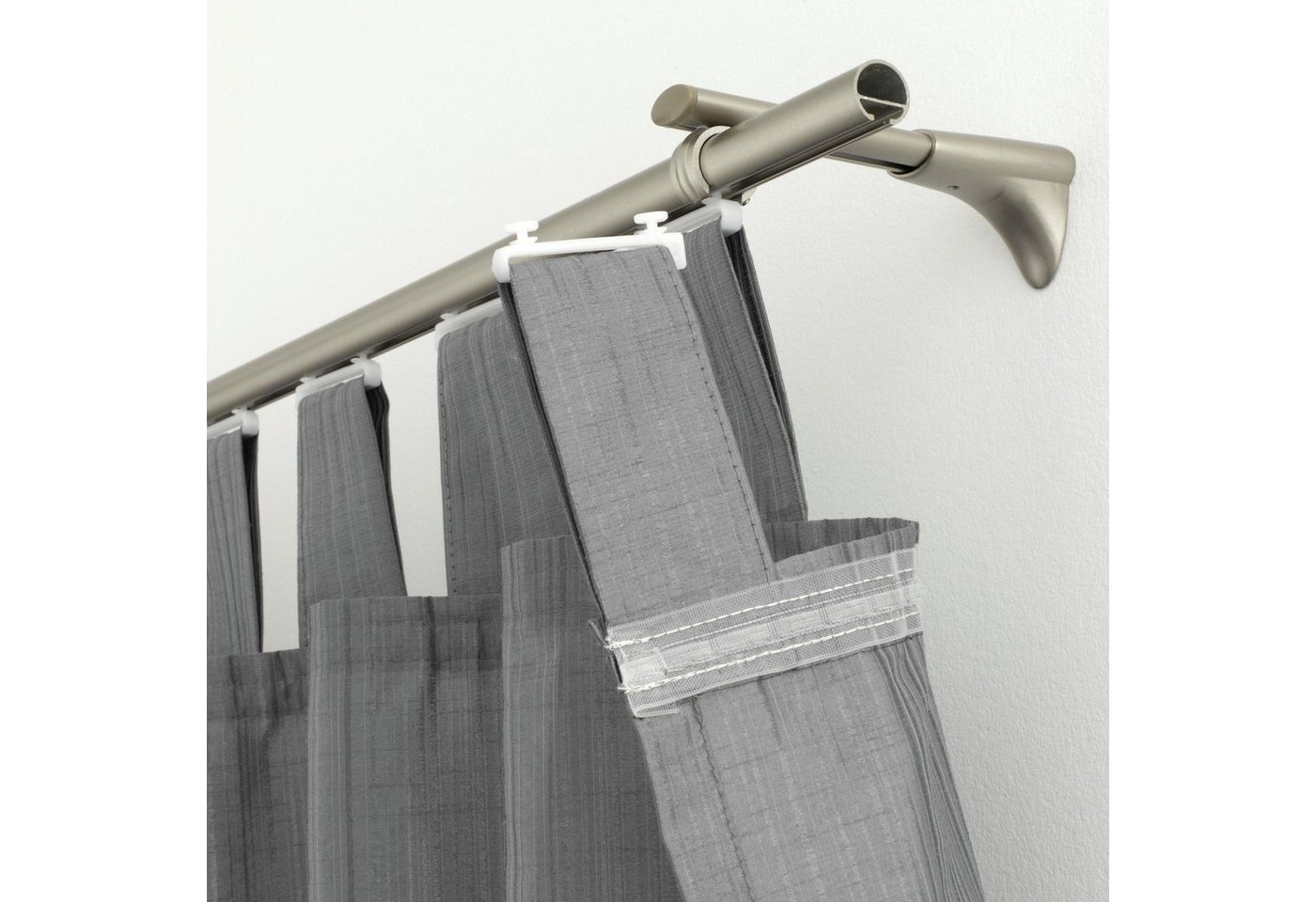 GARDINIA Klick-Gleiter Schlaufenleiter, (10-St), Serie Flächenvorhang-Technik Atlanta 3-läufig – Bild 2 von 5
