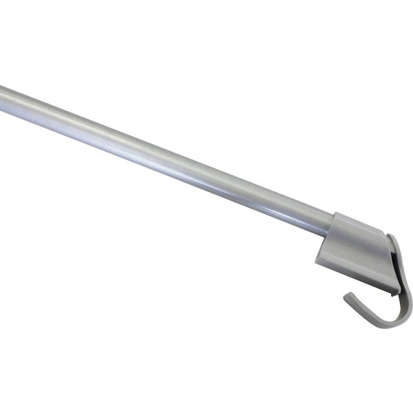 GARDINIA Scheibenstange Spannvitrage, Ø 9 mm, 1-läufig, ausziehbar, ohne Bohren, geklemmt, Serie Klemmvitrage Ø 10/12 mm