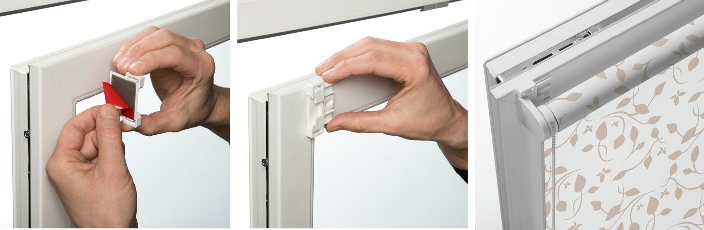 Seitenzugrollo EASYFIX Rollo, GARDINIA, blickdicht, mit Bohren/ohne Bohren, freihängend, Klemmfix, mit Scandinavian Motiv – Bild 4 von 5
