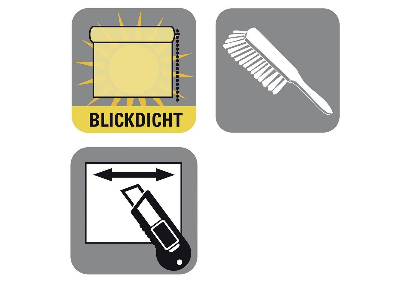 Seitenzugrollo Easyfix Rollo Triangle, GARDINIA, Lichtschutz, mit Bohren/ohne Bohren, freihängend, Klemm- oder Schraubmontage, mit Triangle Motiv – Bild 5 von 5