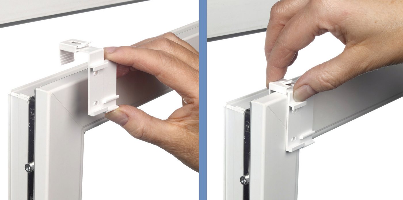 Seitenzugrollo EASYFIX Rollo Uni, GARDINIA, Lichtschutz, mit Bohren/ohne Bohren, freihängend, Klemm- oder Schraubmontage, in sanften Pastelltönen – Bild 5 von 5