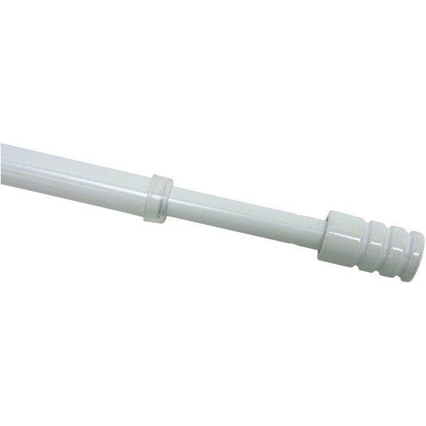 GARDINIA Vitragenstange, Ø 10 mm, 1-läufig, ausziehbar, ohne Bohren, verschraubt, Serie Vitragestange Zylinder Ø 10 mm