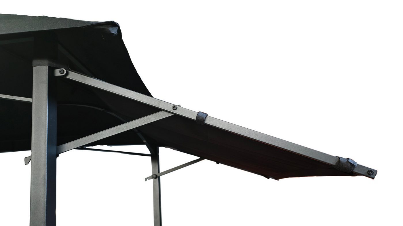 Gardissimo Grillpavillon Raucherpavillon Braai, (Spar-Set, komplett-Set), mit zwei klappbaren Seitenteilen – Bild 3 von 5