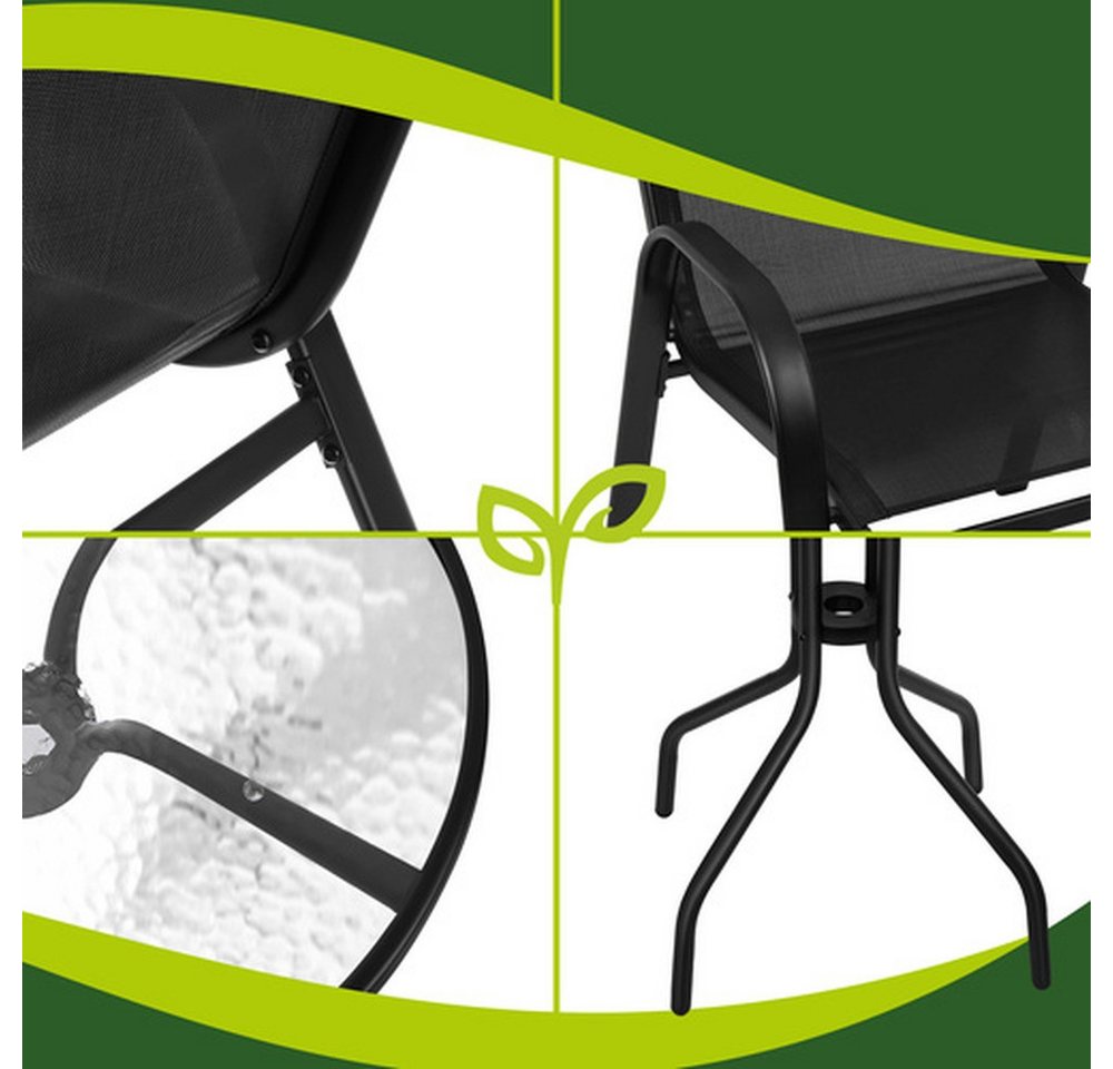 Gardlov Gartenlounge-Set Gartenmöbel Balkonmöbel, (Spar-Set, wetterfest), stapelbare Stühle, UV-beständige Materialien und einfache Reinigung – Bild 5 von 5