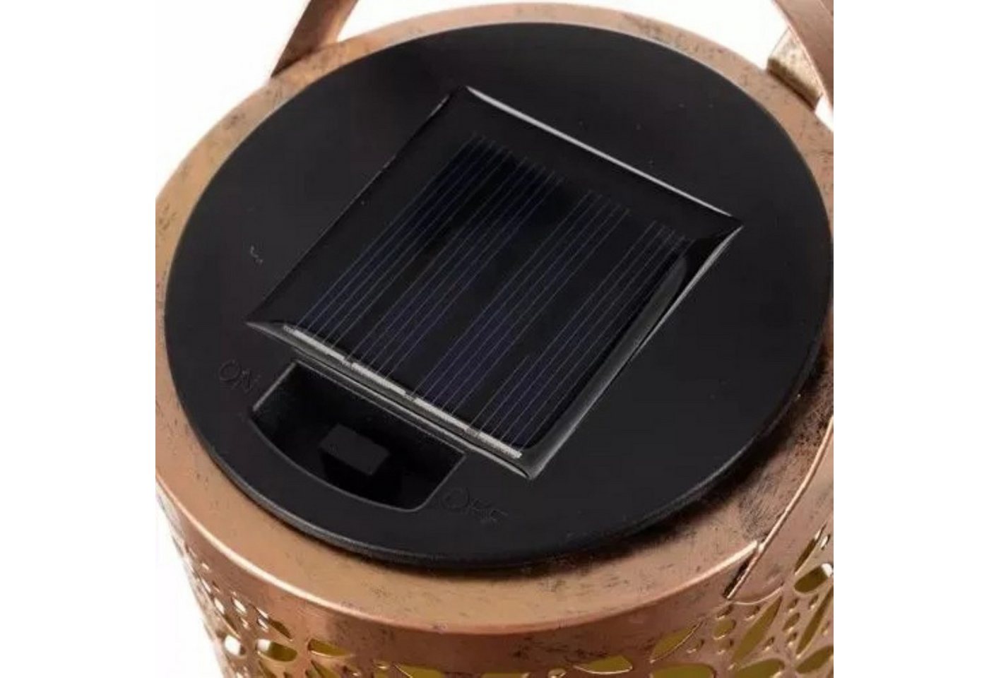 Gardlov LED Solarleuchte LED Solarleuchte Solar Gartenlampe Gießkanne LED Warmweiß Deko Lampe, LED fest integriert, warmweiß, Wetterfeste IP44 Solarleuchte mit  – Bild 2 von 5