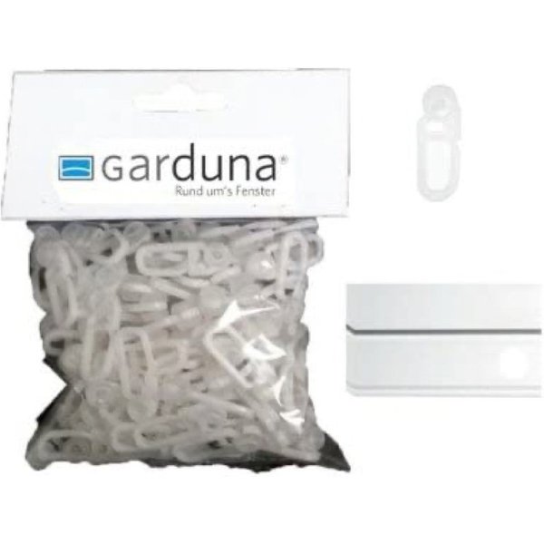 Garduna Gardinengleiter Rollringe, Innenlaufrollen, Gardinenröllchen, (50-St)