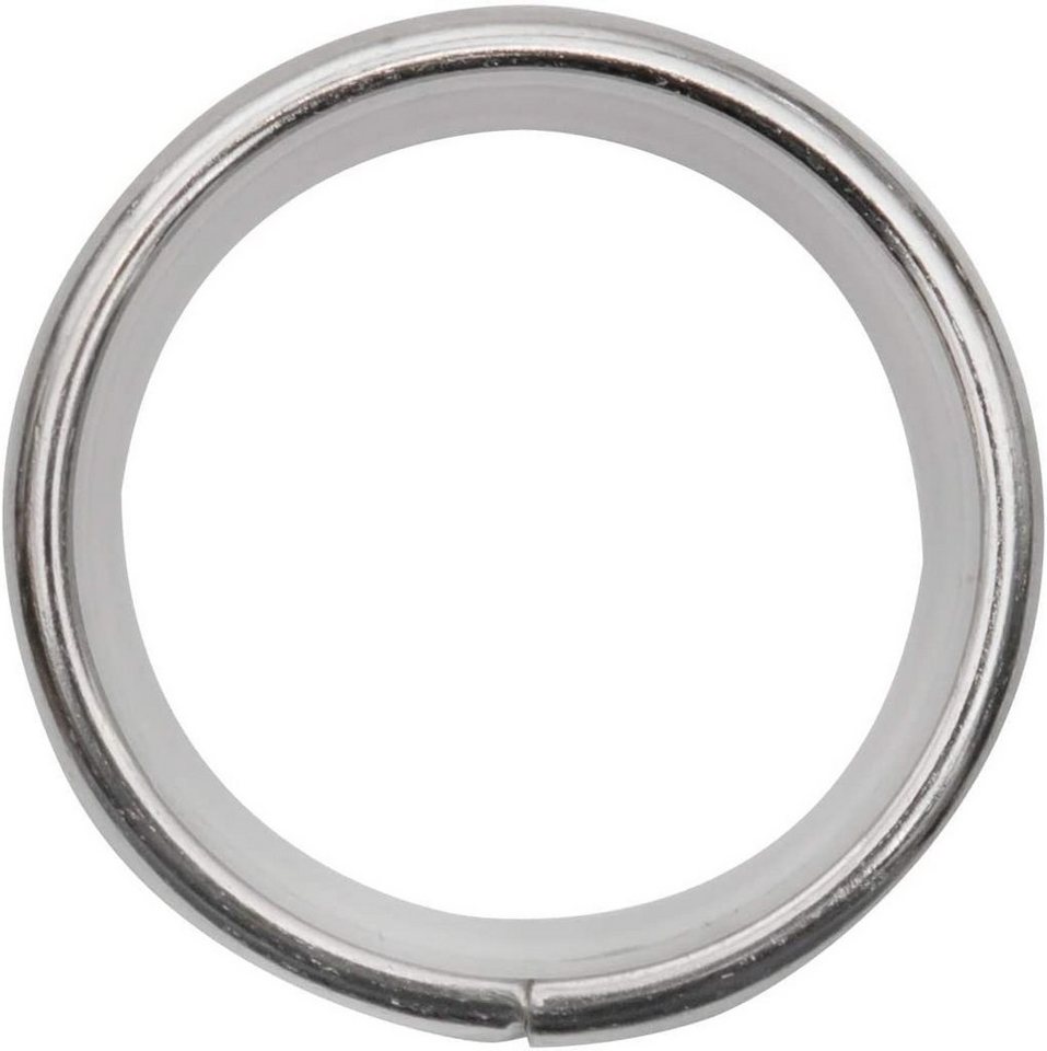 Garduna Gardinenring Edelstahl-Optik, für Ø16 & Ø20mm Gardinenstangen, (Set, 20-St., im Set à 20 oder 100 Stück mit Gleiteinlage) – Bild 2 von 2