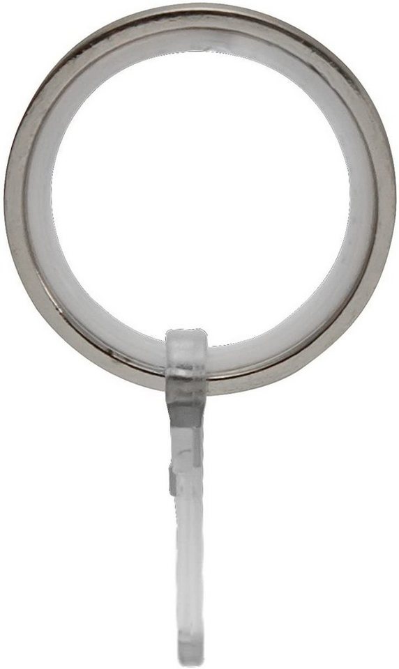 Garduna Gardinenring FLACHRINGE, Set, mit Gleiteinlage, ø16mm und ø20mm Gardinenstangen, (Set, 20-St) – Bild 3 von 5