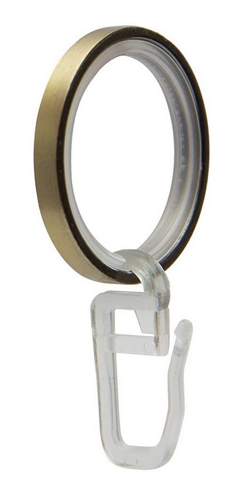 Garduna Gardinenring FLACHRINGE, Set, mit Gleiteinlage, ø16mm und ø20mm Gardinenstangen, (Set, 100-St) – Bild 5 von 5