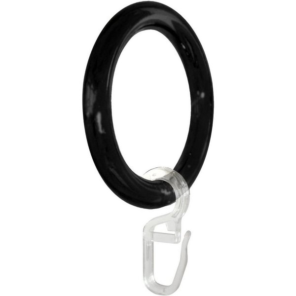 GARESA Gardinenring Kunststoffring mit Haken, (20-St), für Durchmesser bis 28mm, einfache Montage