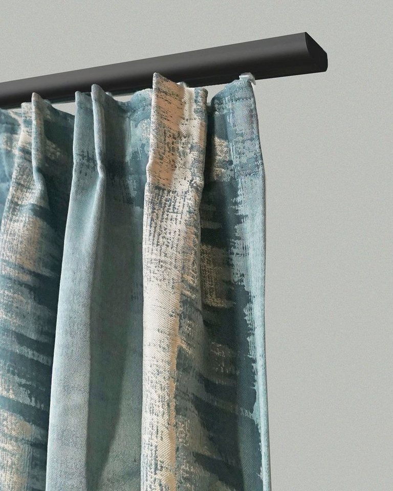 GARESA Gardinenschiene 400, 1-läufig, Wunschmaßlänge, mit Bohren, verschraubt, Aluminium, Kunststoff, Aluminiumschiene, schlicht, Deckenmontage, verlängerbar – Bild 2 von 5