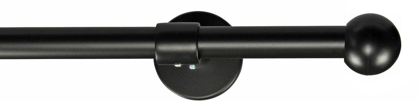 GARESA Gardinenstange BOLTI, Ø 16 mm, 1-läufig, Wunschmaßlänge, mit Bohren, verschraubt, Metall, Vorhanggarnitur, verlängerbar, Wandmontage, ohne Ringe – Bild 2 von 5