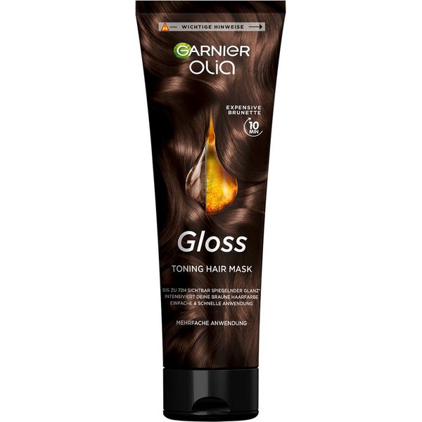 GARNIER Coloration OLIA GLOSS TINTED HAIR MASK, für getöntes Haar, mit Tocopherol