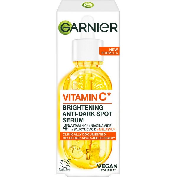 GARNIER Gesichtsserum SKIN ACTIVE VITAMIN C, mit Vitamin C Derivat