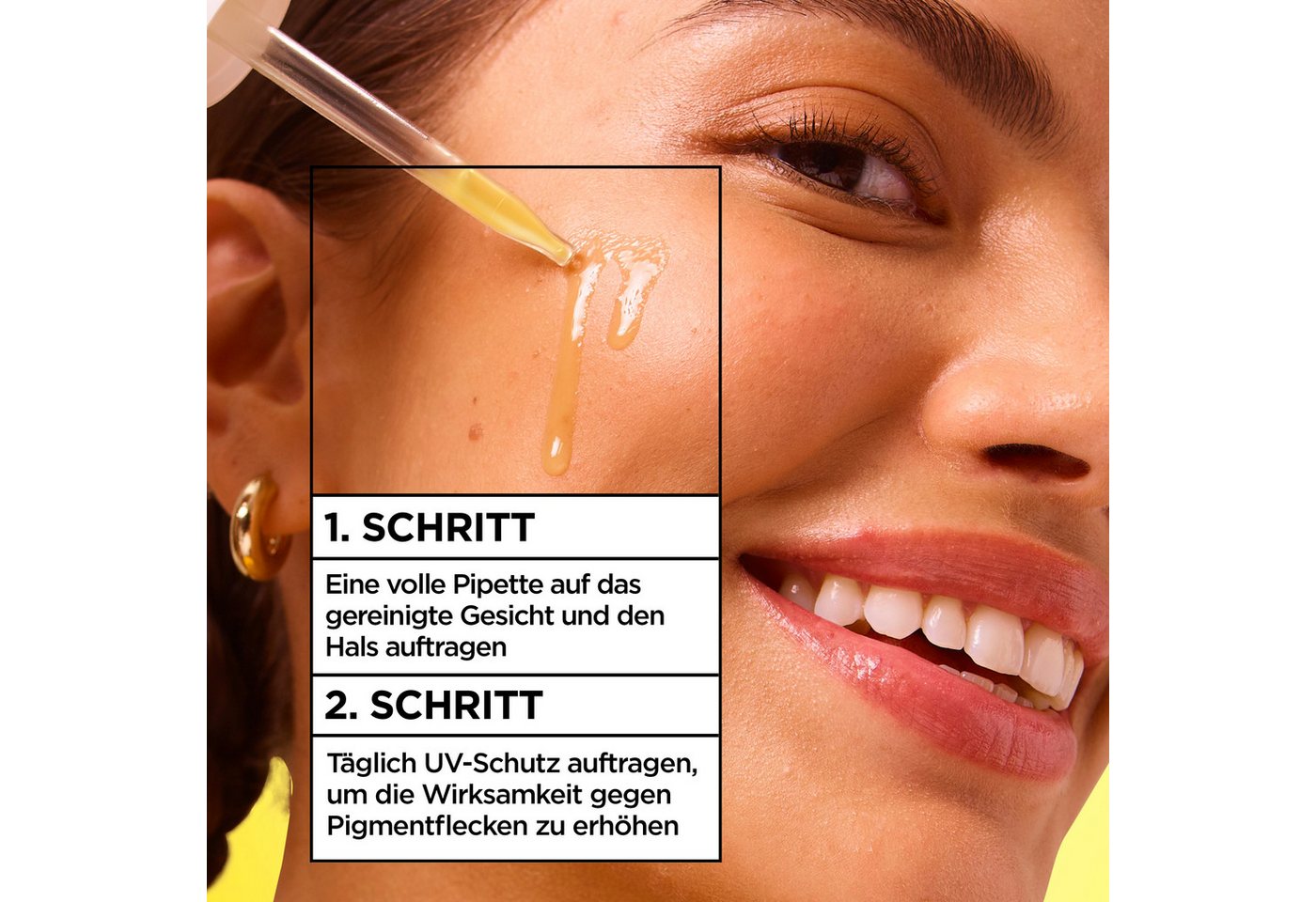 GARNIER Gesichtsserum SKIN ACTIVE VITAMIN C, mit Vitamin C Derivat – Bild 4 von 5
