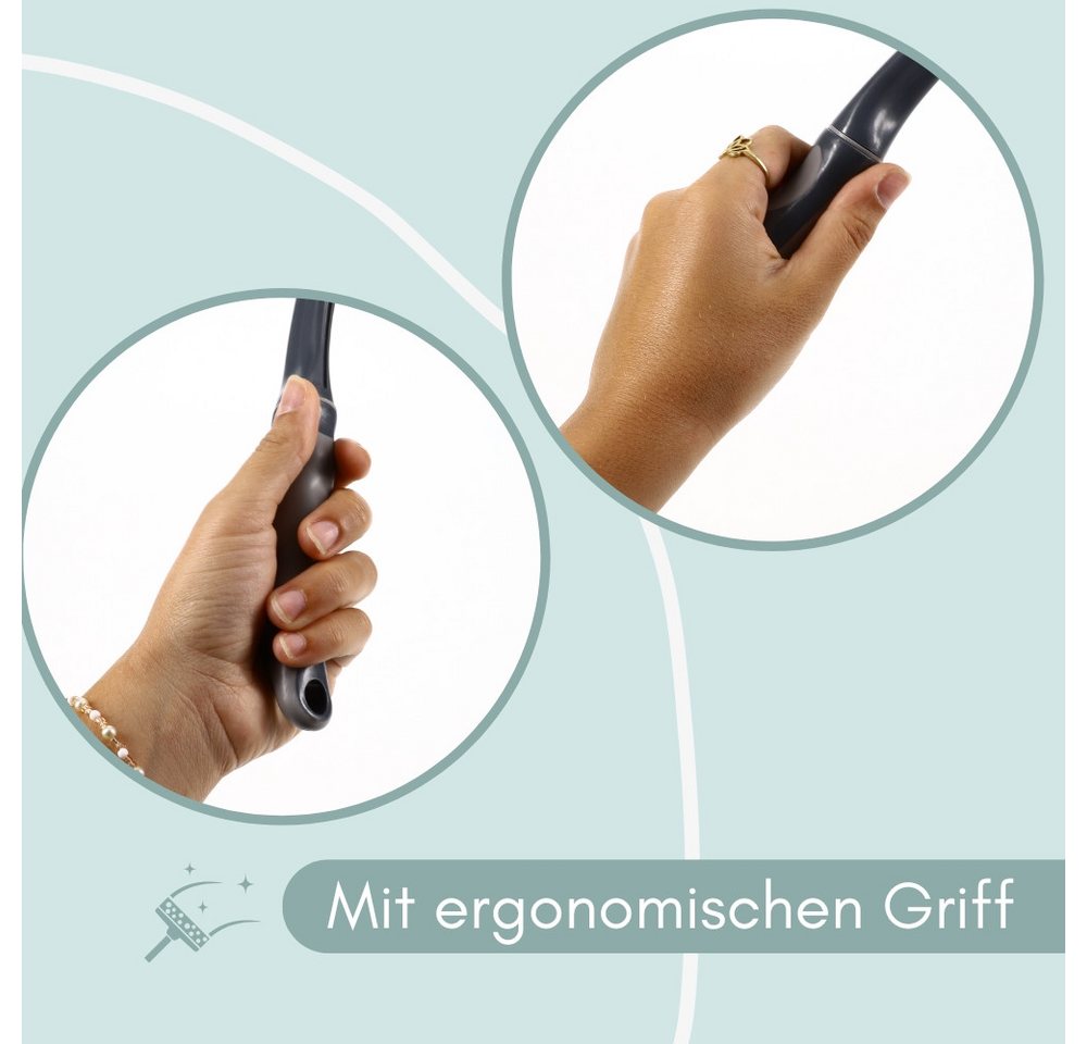GarPet Duschabzieher 2er Set Glasabzieher mit Silikonlippe 30 cm Abzieher Dusche Abzieher – Bild 5 von 5