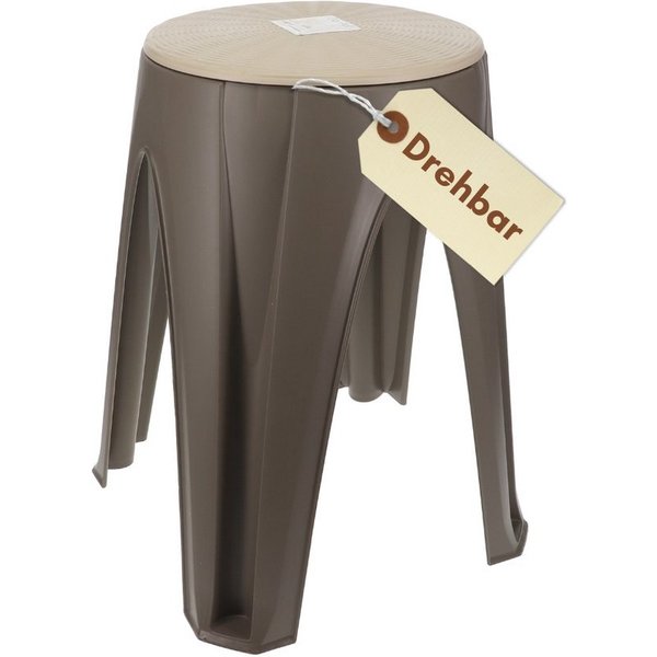 GarPet Sitzhocker Hocker Duschhocker Sitzhocker Drehhocker Schminkhocker rund Bad Praxis