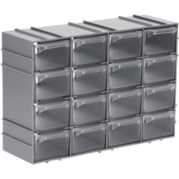 GarPet Sortimentskasten Sortimentskasten 16 Fach Schrauben Sortierbox Kleinteilemagazin Box