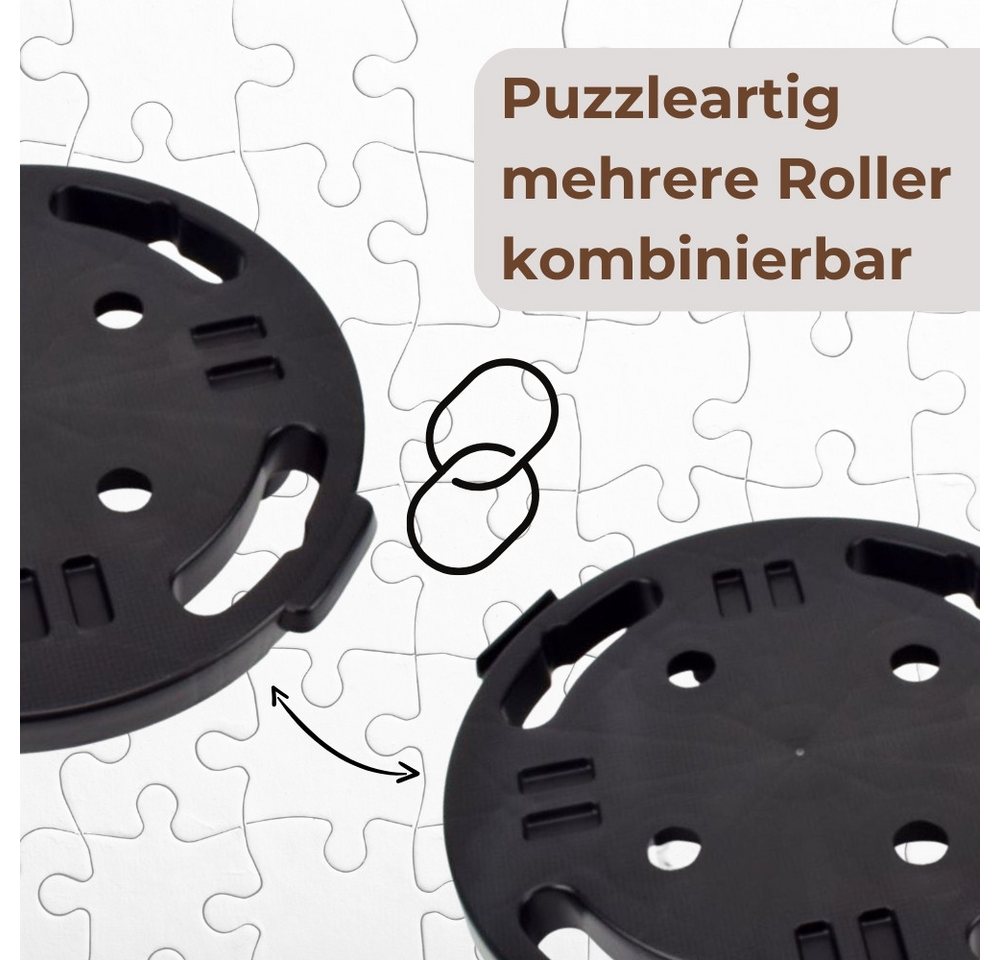 GarPet Transportroller Pflanzenroller Rund Rollbrett Pflanzen Transportroller Werkstatt 30 cm – Bild 5 von 5