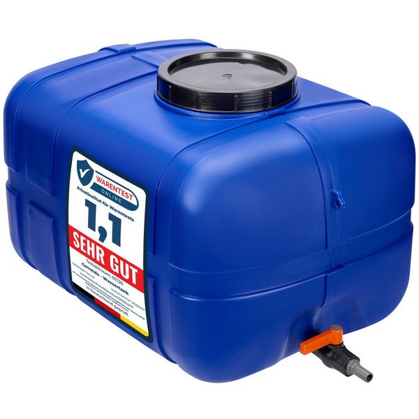 Garronda Regentonne Wasserbehälter mit Deckel Regenwassertank Großbehälter GD-0098, 150 l, (1-tlg), BPA-Frei