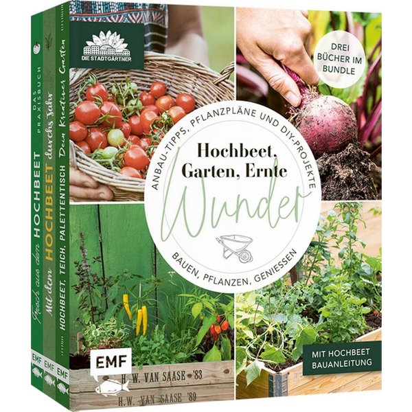 Garten, Hochbeet, Ernte-Wunder – Drei Bücher im Bundle / Die Stadtgärtner