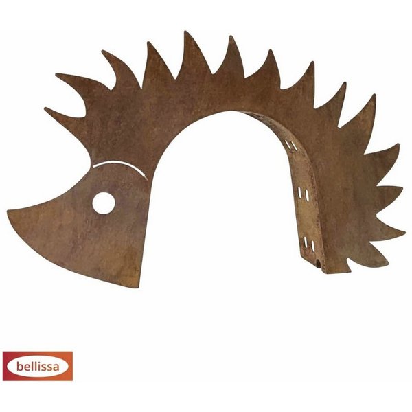 Bellissa Gartenfigur Bellissa Igeltor Petzi Corten 31,5 x 19 cm