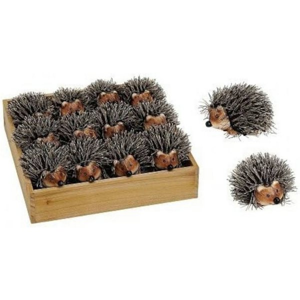 Gartenfigur Dekoset Igel Figuren 12 Stück Set Herbstdekoration Deko Herbst neu