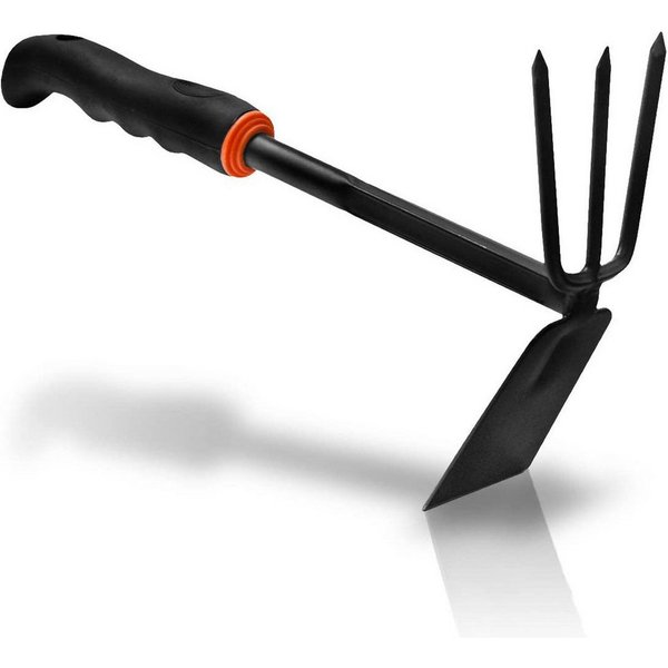 Bradas Gartenhacke Bradas Doppelhacke DE LUXE, Breite: 85 mm, schwarz