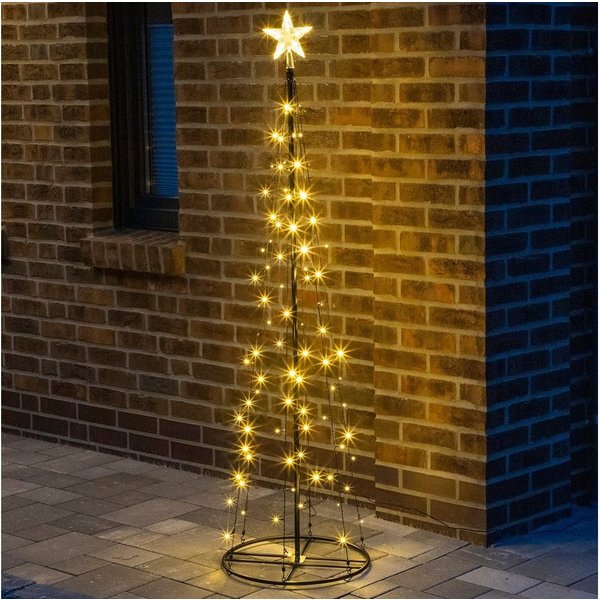 GartenHero Künstlicher Weihnachtsbaum LED Weihnachtsbaum IP44 Lichterkette Lichterschlauch Weihnachten Baum
