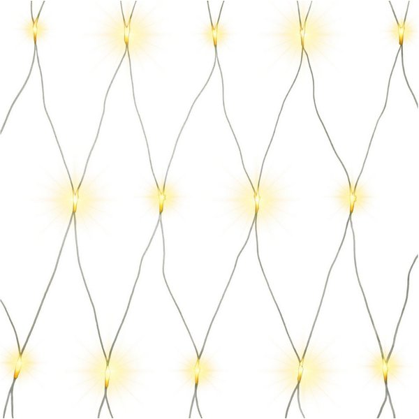 Gartenpirat LED-Lichternetz mit Kabel LED-Beleuchtung Lichterkette Weihnachtsdeko außen