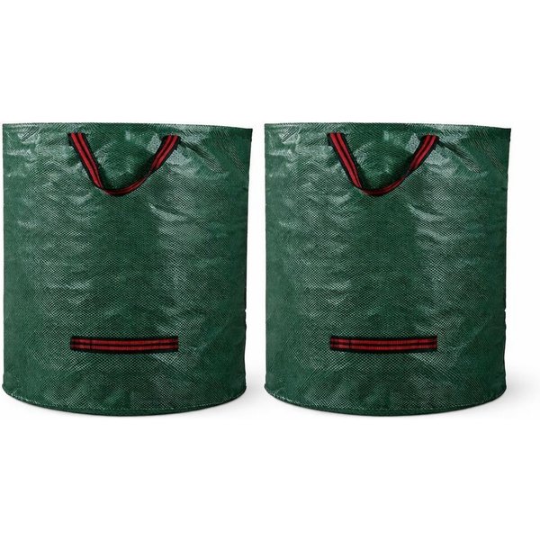 GARTENWÄCHTER Gartensack Gartenabfallsack - GARTENWÄCHTER - PP 150 g/m² m - ca. 272 l, für Hobbygärtner, Gartenprofis, 272 l, (2-tlg), Wiederverwendbar, faltbar