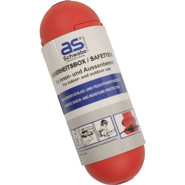 as - Schwabe Gartensteckdose AS Schwabe 48707 Steckerbox 1 Stück Rot, 48707