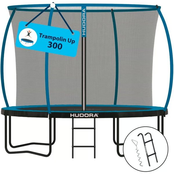 Hudora Gartentrampolin HUDORA Trampolin Up 300, blue, Ø 300 cm